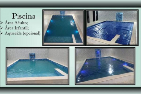 Casa com piscina na praia.